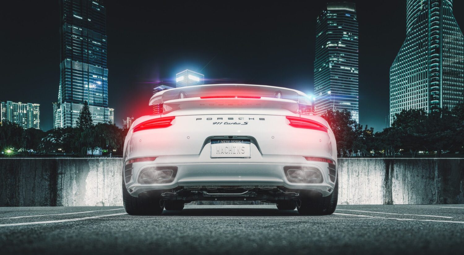 Epic Composite of a Porsche made in Photoshop