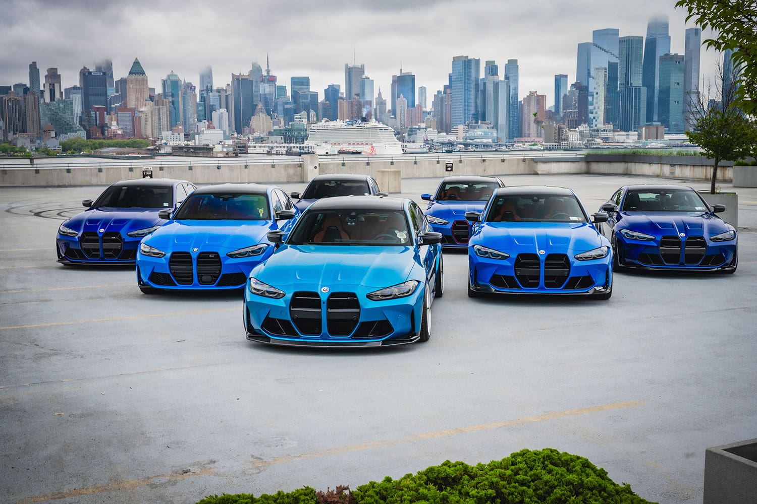 Blue G8X M cars